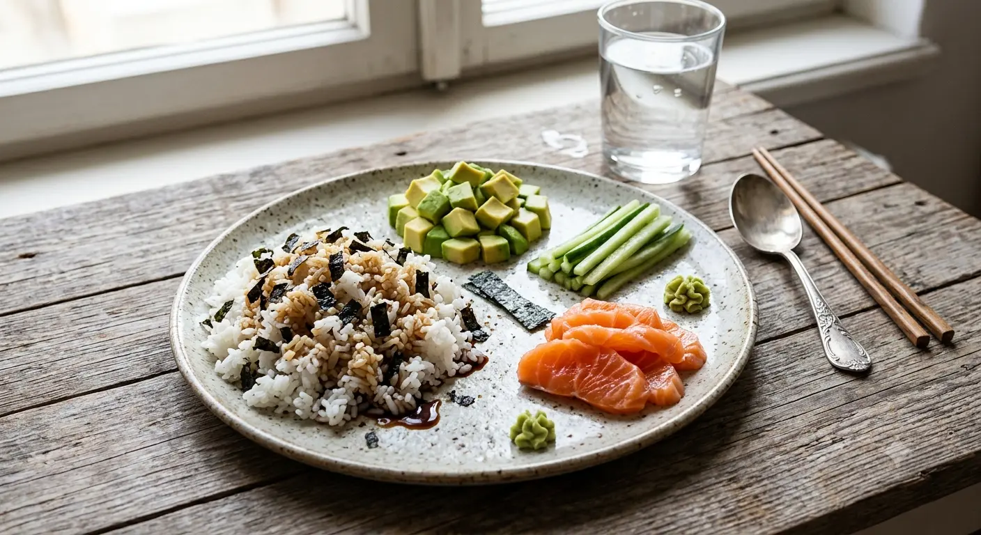 Rozložené sushi