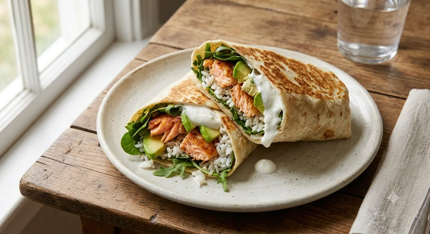 Tortilla s lososem